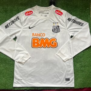 Santos FC 2012/13 Local — Neymar Jr #11 — Manga larga (Retro)