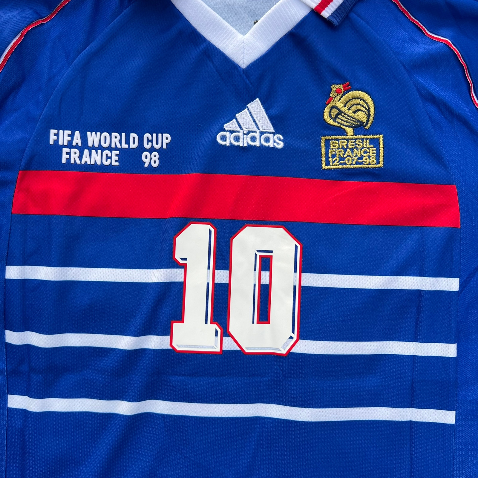 Francia 1998 Local — Zidane #10 (Retro) - Imagen 4